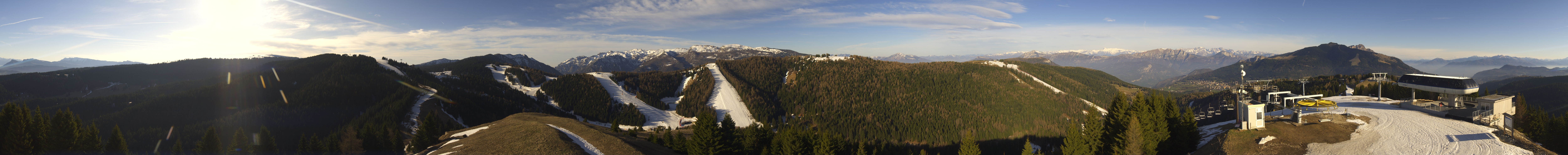 Archiv Foto Webcam Alpe Cimbra Panorama - Folgaria Lavarone Luserna