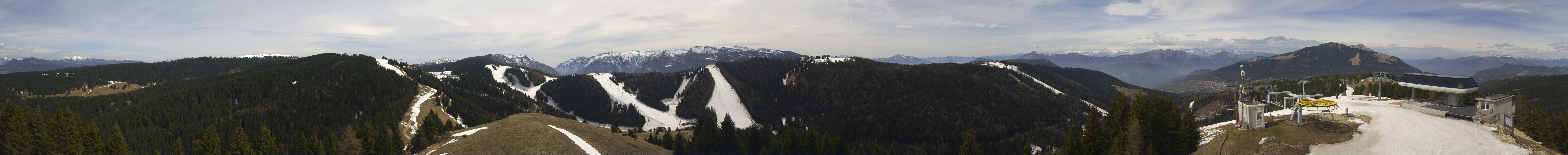 Archived image Webcam Panoramic view Alpe Cimbra - Folgaria