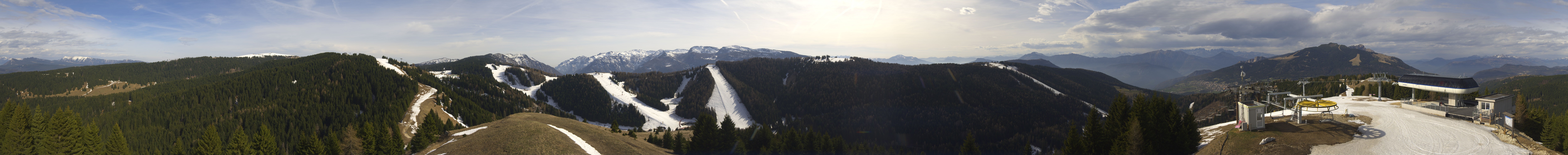 Archived image Webcam Panoramic view Alpe Cimbra - Folgaria