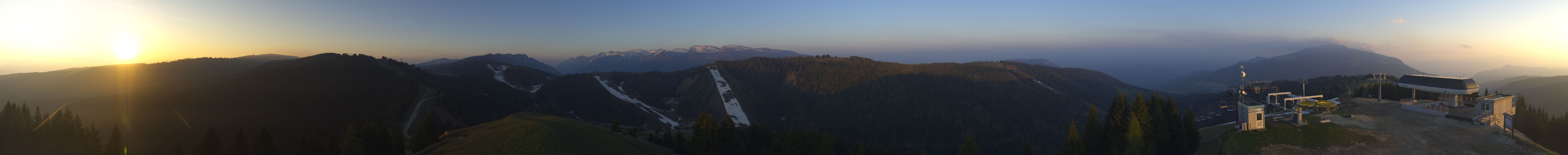 Archived image Webcam Panoramic view Alpe Cimbra - Folgaria