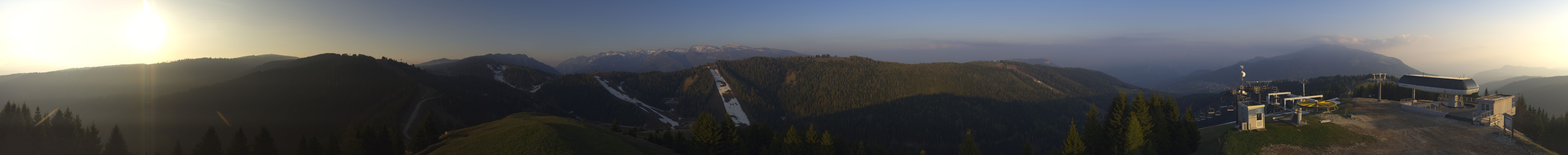 Archived image Webcam Panoramic view Alpe Cimbra - Folgaria