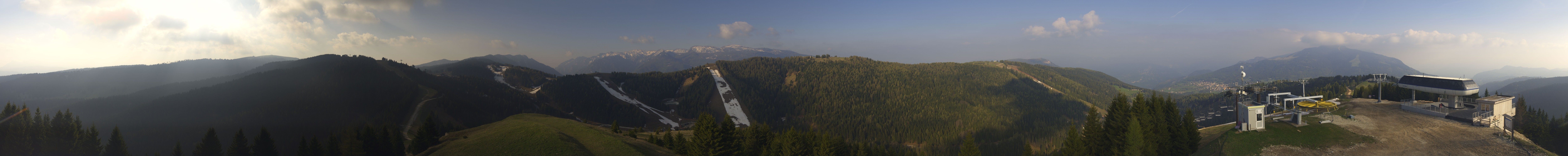 Archived image Webcam Panoramic view Alpe Cimbra - Folgaria