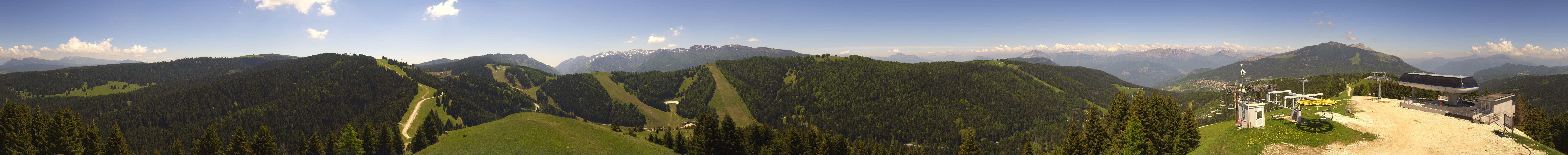 Archiv Foto Webcam Alpe Cimbra Panorama - Folgaria Lavarone Luserna