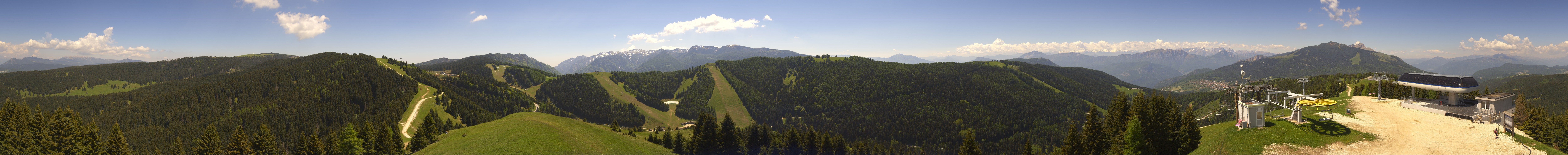 Archiv Foto Webcam Alpe Cimbra Panorama - Folgaria Lavarone Luserna