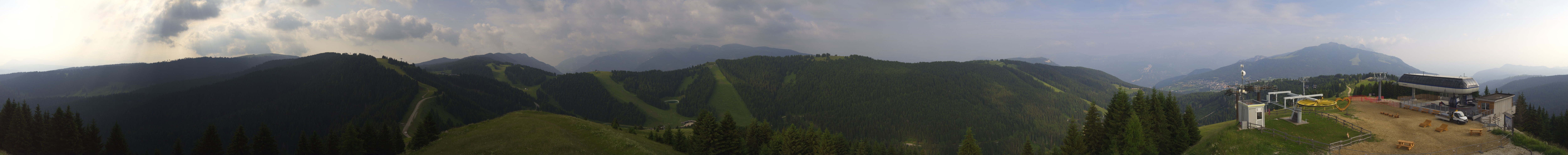 Archived image Webcam Panoramic view Alpe Cimbra - Folgaria