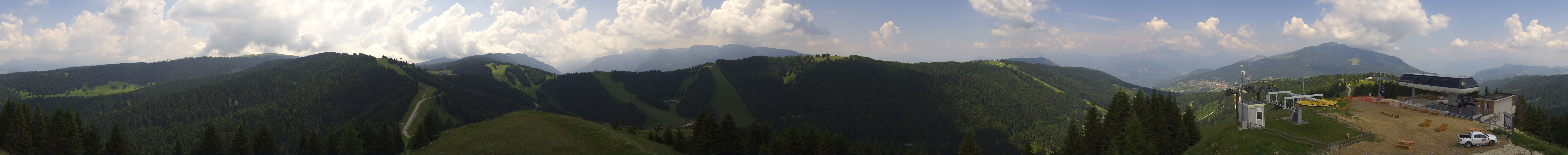 Archived image Webcam Panoramic view Alpe Cimbra - Folgaria