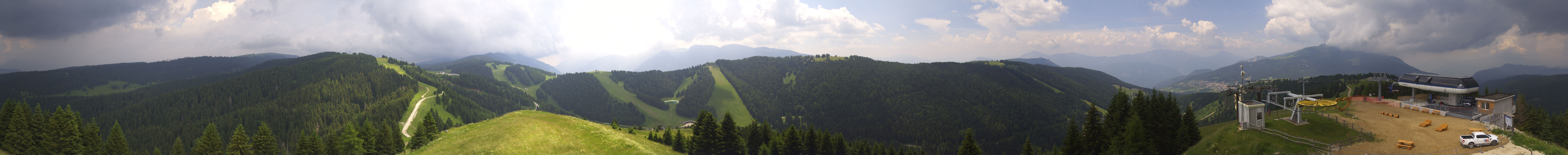 Archived image Webcam Panoramic view Alpe Cimbra - Folgaria