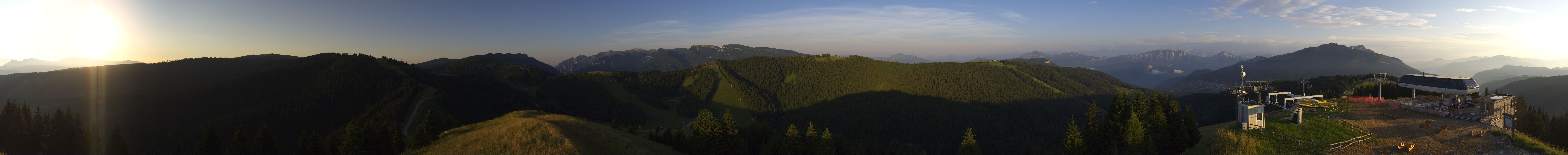 Archived image Webcam Panoramic view Alpe Cimbra - Folgaria