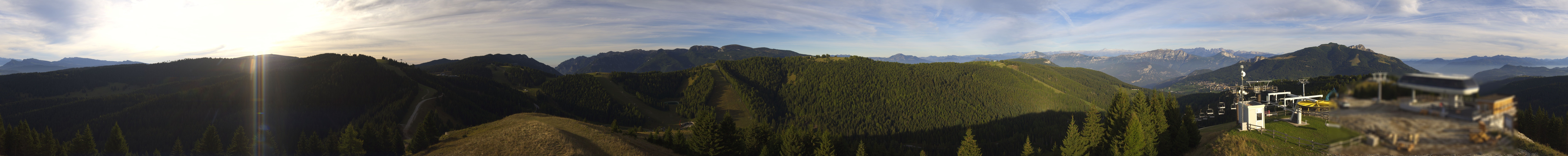 Archived image Webcam Panoramic view Alpe Cimbra - Folgaria