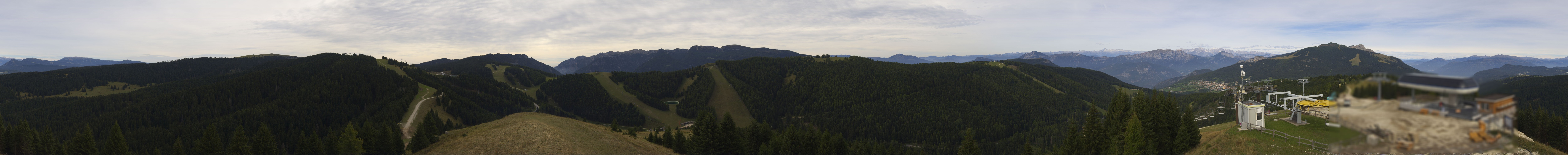 Archived image Webcam Panoramic view Alpe Cimbra - Folgaria