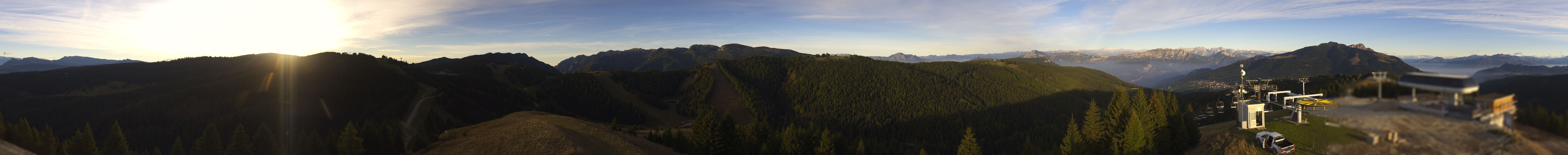 Archived image Webcam Panoramic view Alpe Cimbra - Folgaria