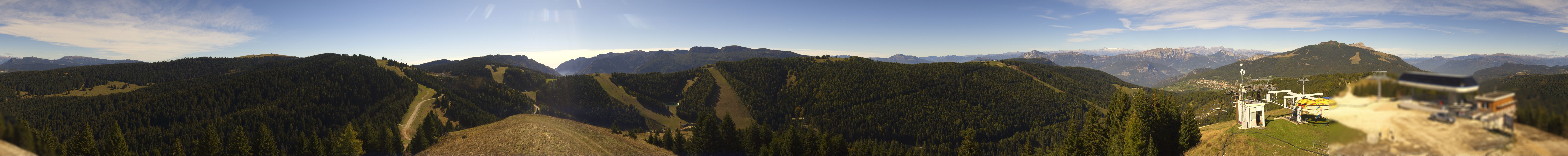Archived image Webcam Panoramic view Alpe Cimbra - Folgaria