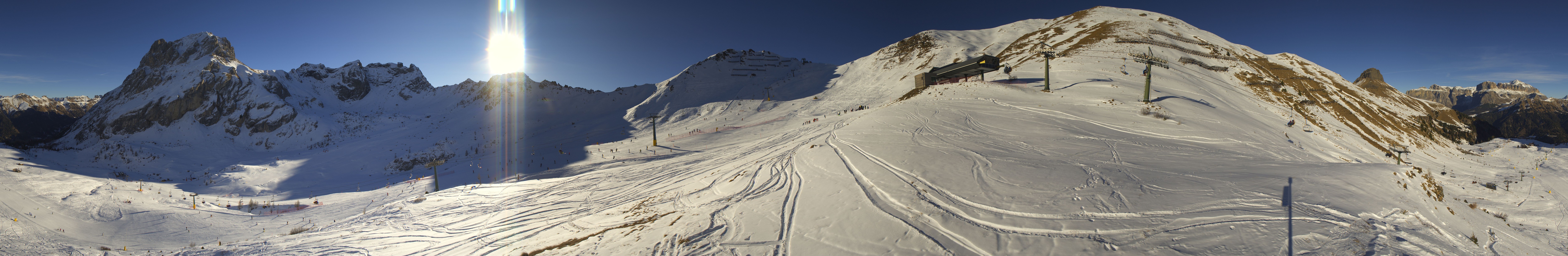 Archiv Foto Webcam Panorama Canazei - Ciampac, Fassatal