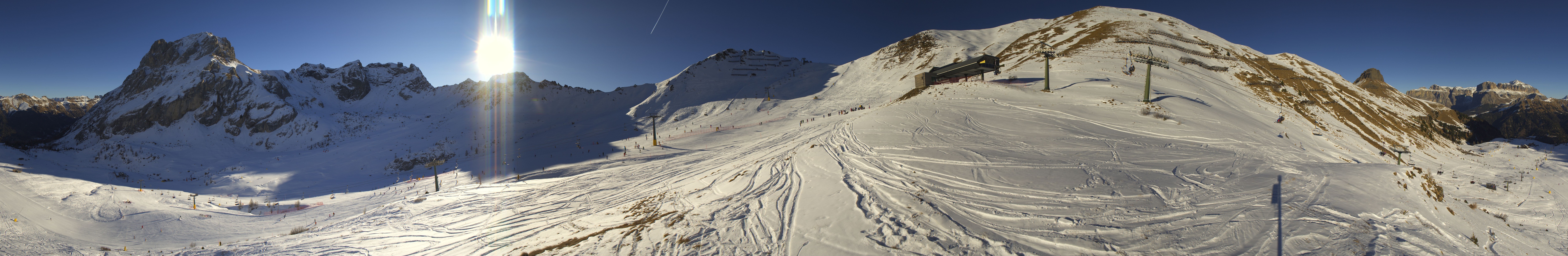 Archiv Foto Webcam Panorama Canazei - Ciampac, Fassatal