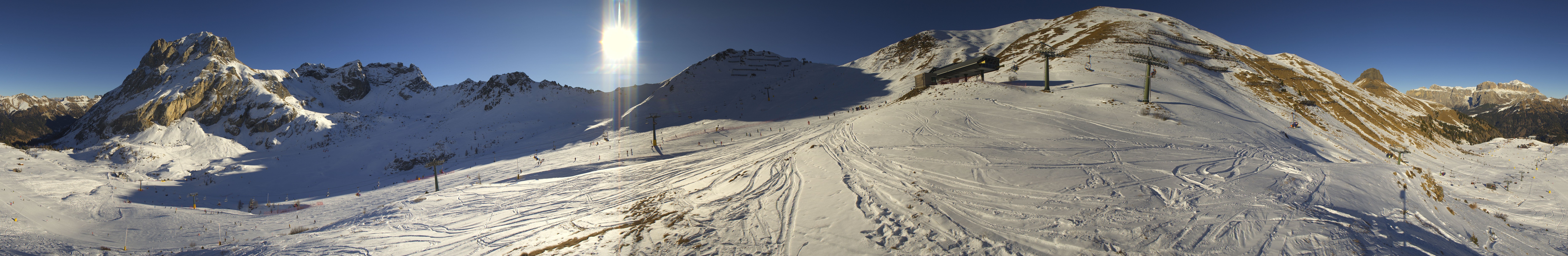Archiv Foto Webcam Panorama Canazei - Ciampac, Fassatal