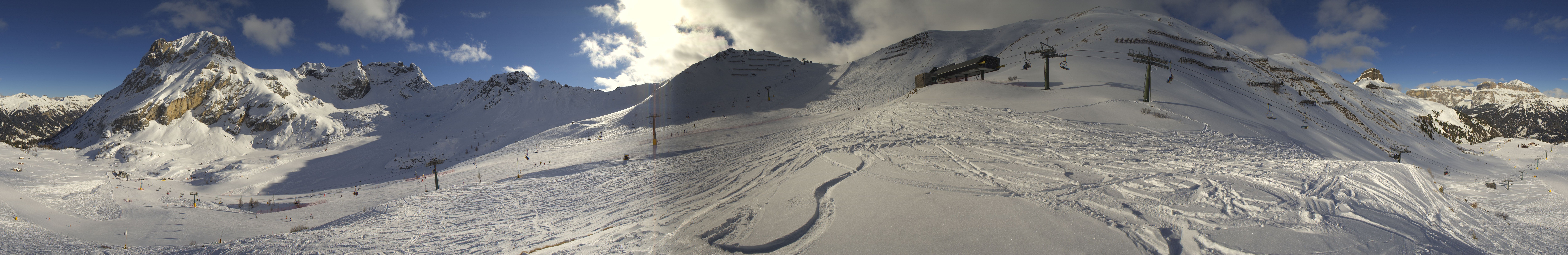 Archived image Webcam Panoramic view Fassa Valley