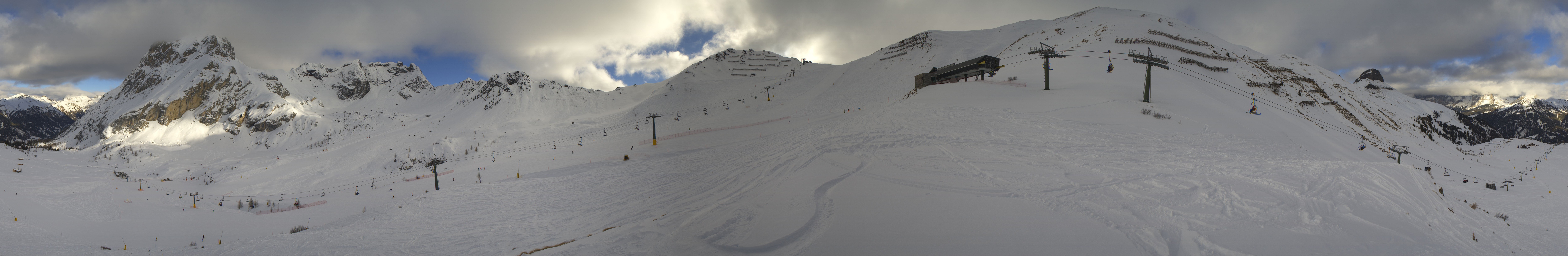 Archived image Webcam Panoramic view Fassa Valley