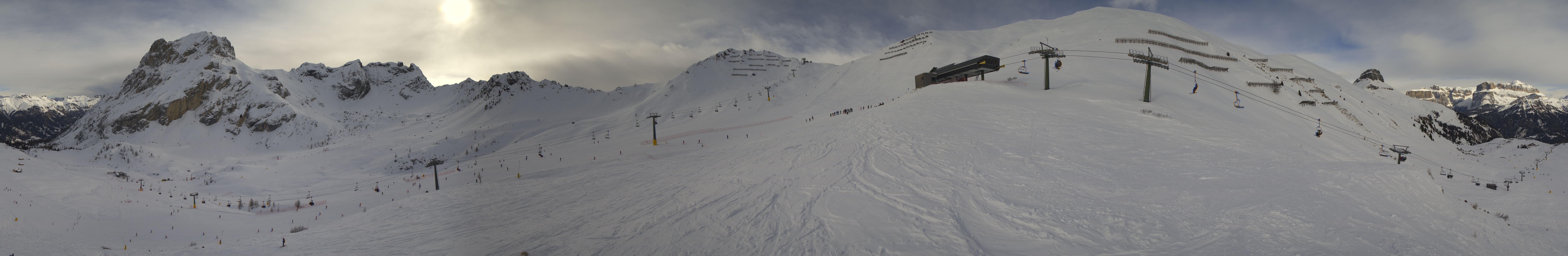 Archiv Foto Webcam Panorama Canazei - Ciampac, Fassatal