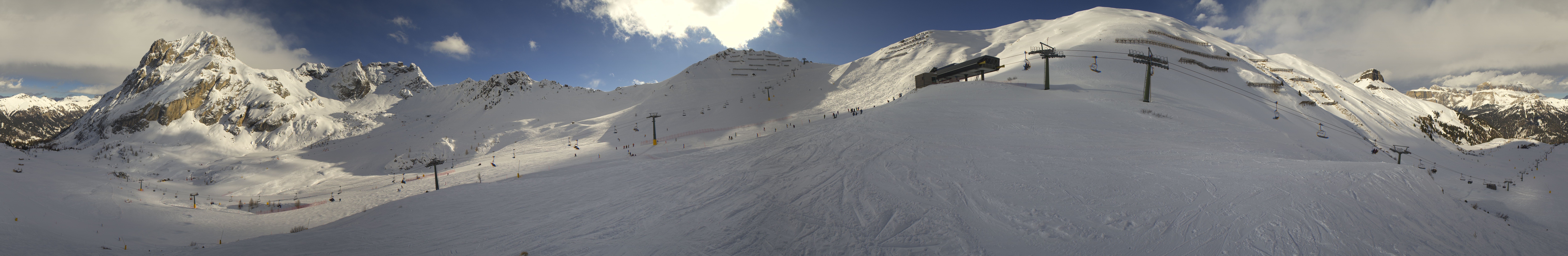 Archiv Foto Webcam Panorama Canazei - Ciampac, Fassatal