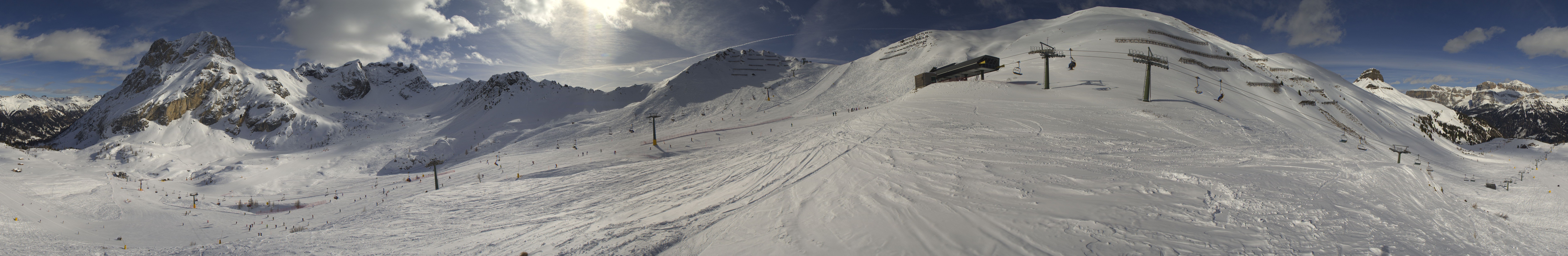 Archiv Foto Webcam Panorama Canazei - Ciampac, Fassatal