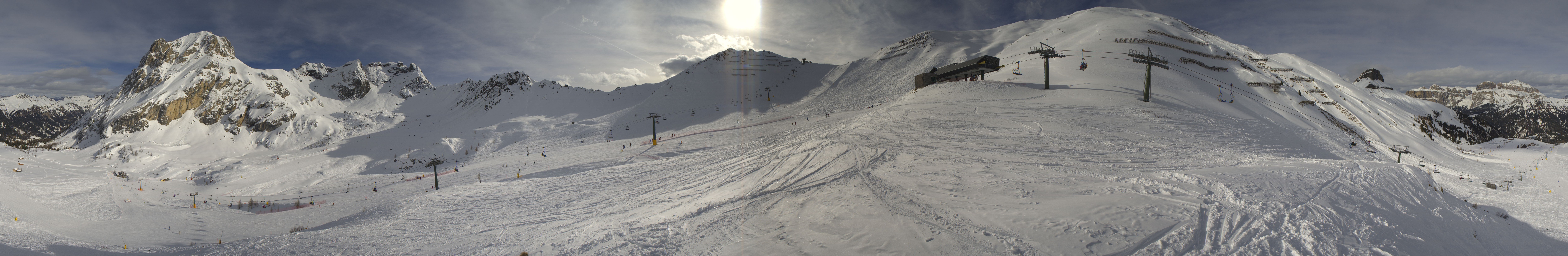 Archiv Foto Webcam Panorama Canazei - Ciampac, Fassatal