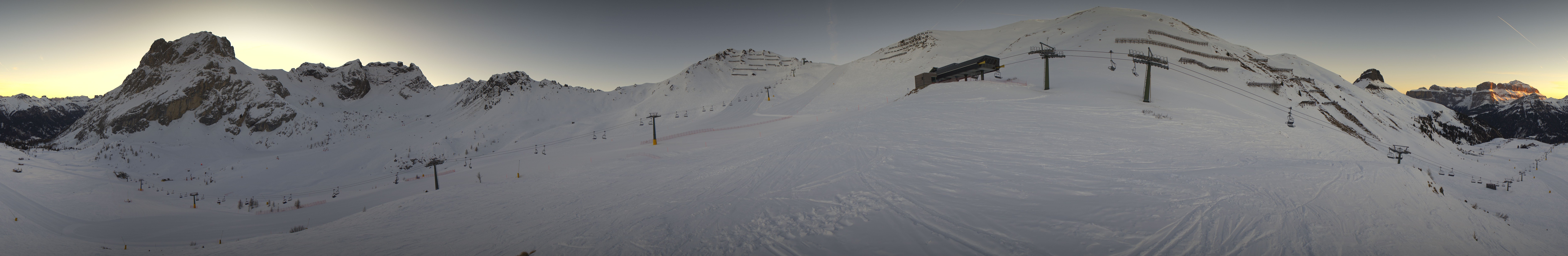 Archived image Webcam Panoramic view Fassa Valley
