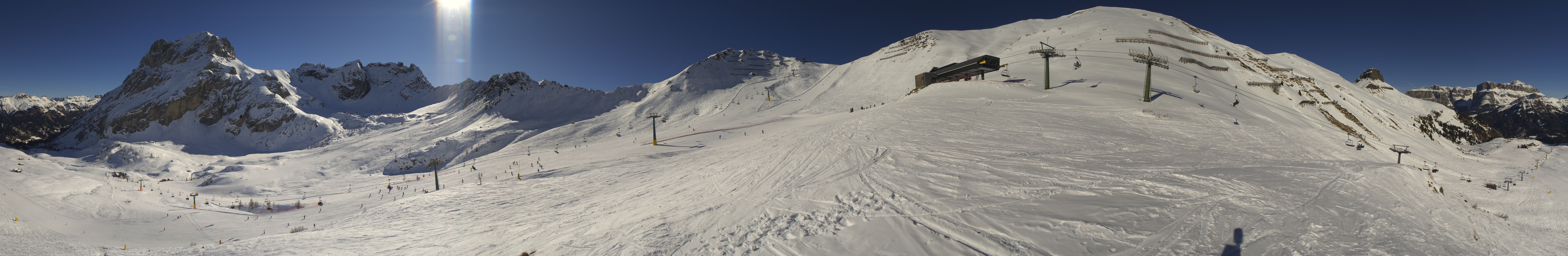 Archived image Webcam Panoramic view Fassa Valley