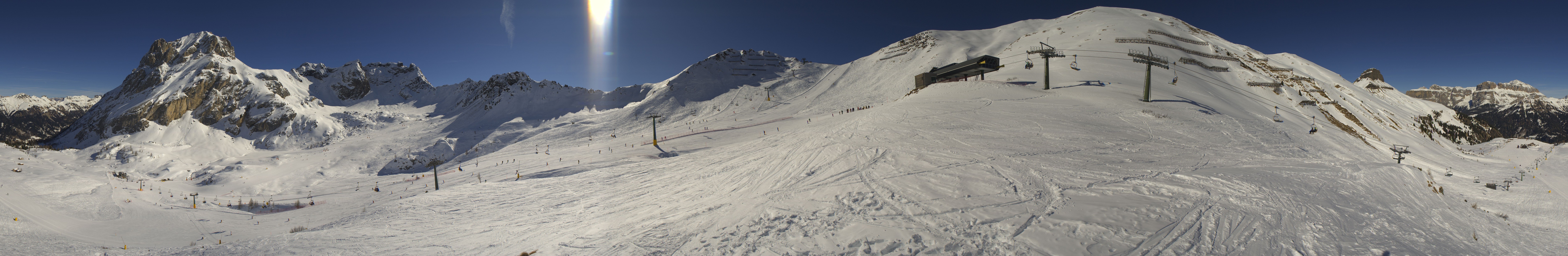 Archived image Webcam Panoramic view Fassa Valley