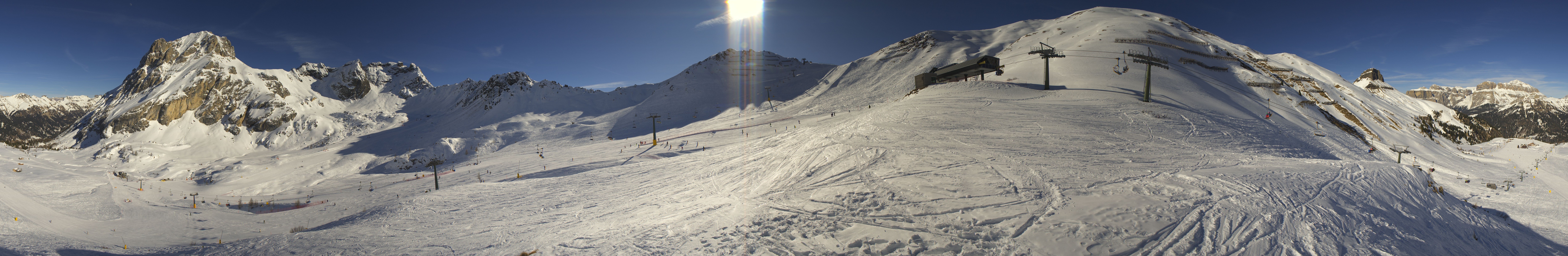 Archived image Webcam Panoramic view Fassa Valley