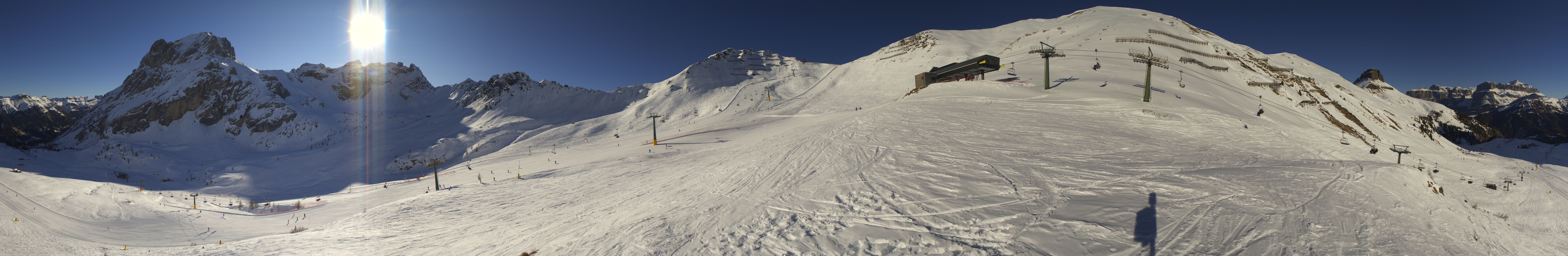 Archiv Foto Webcam Panorama Canazei - Ciampac, Fassatal