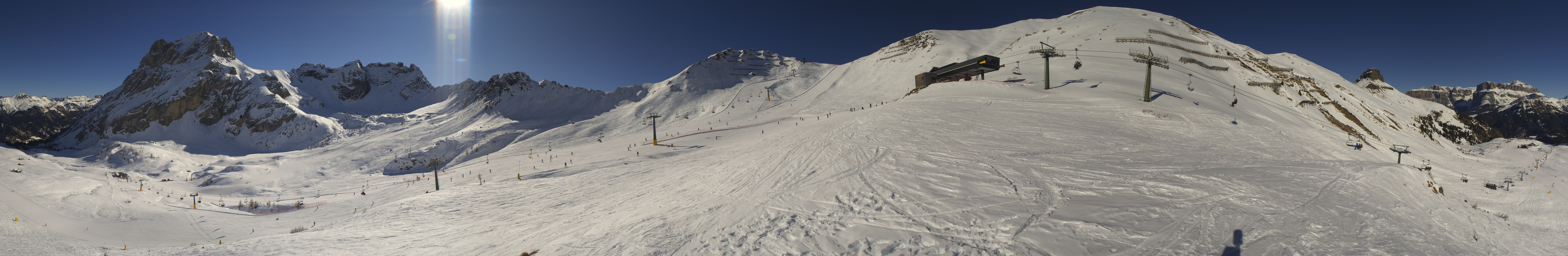 Archiv Foto Webcam Panorama Canazei - Ciampac, Fassatal