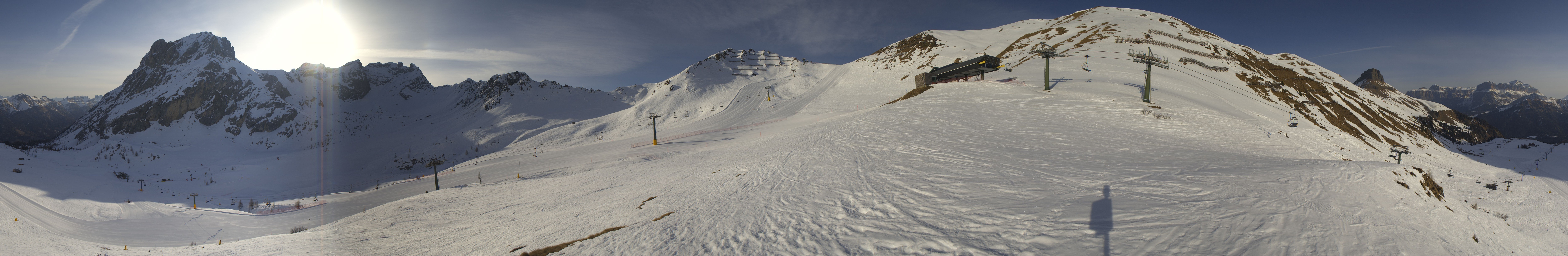 Archiv Foto Webcam Panorama Canazei - Ciampac, Fassatal