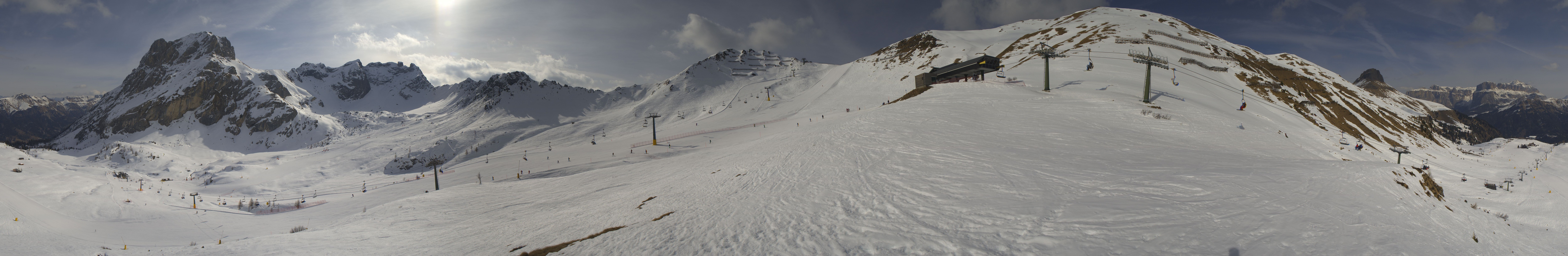 Archiv Foto Webcam Panorama Canazei - Ciampac, Fassatal