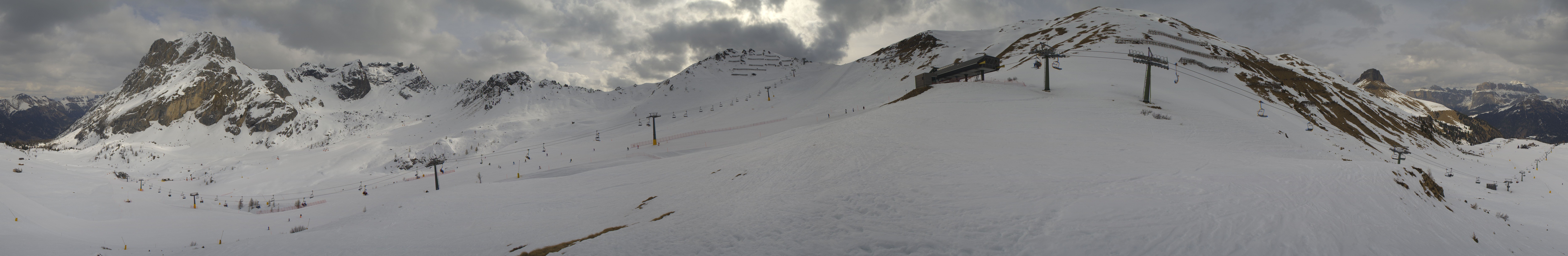 Archiv Foto Webcam Panorama Canazei - Ciampac, Fassatal