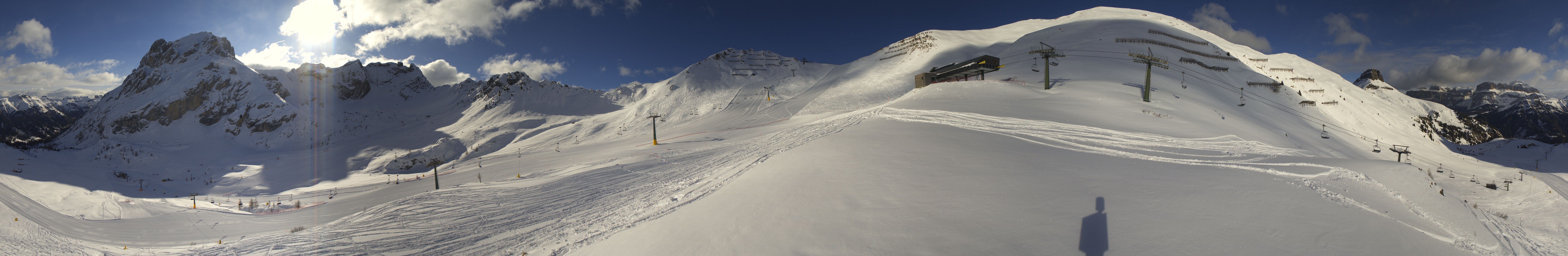 Archiv Foto Webcam Panorama Canazei - Ciampac, Fassatal