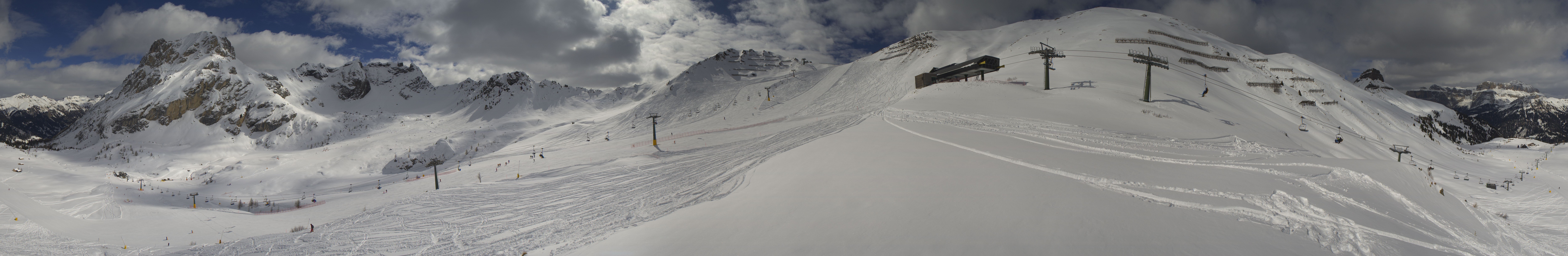 Archiv Foto Webcam Panorama Canazei - Ciampac, Fassatal