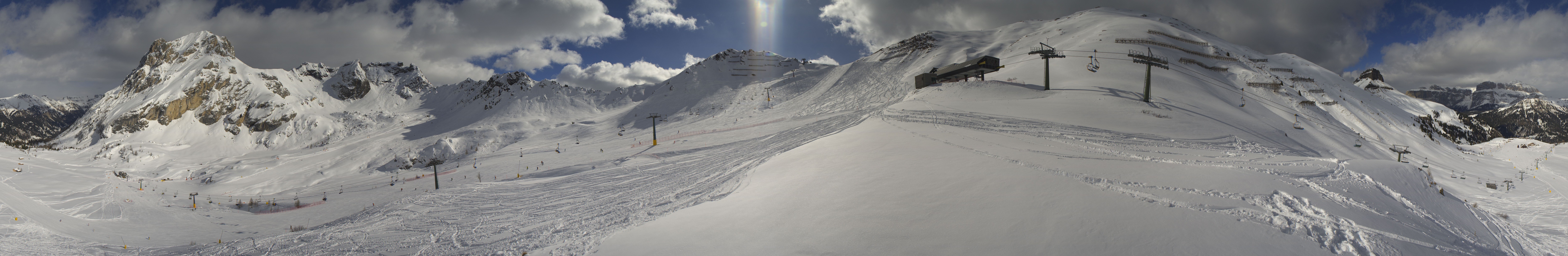 Archiv Foto Webcam Panorama Canazei - Ciampac, Fassatal