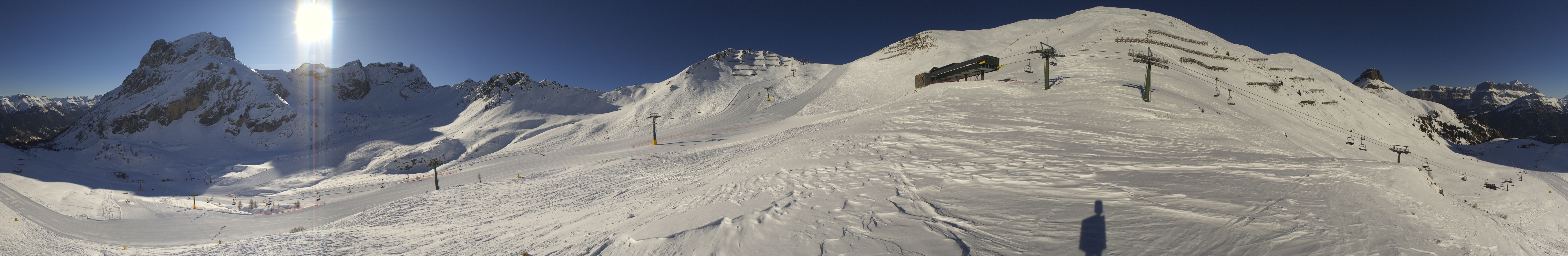 Archiv Foto Webcam Panorama Canazei - Ciampac, Fassatal