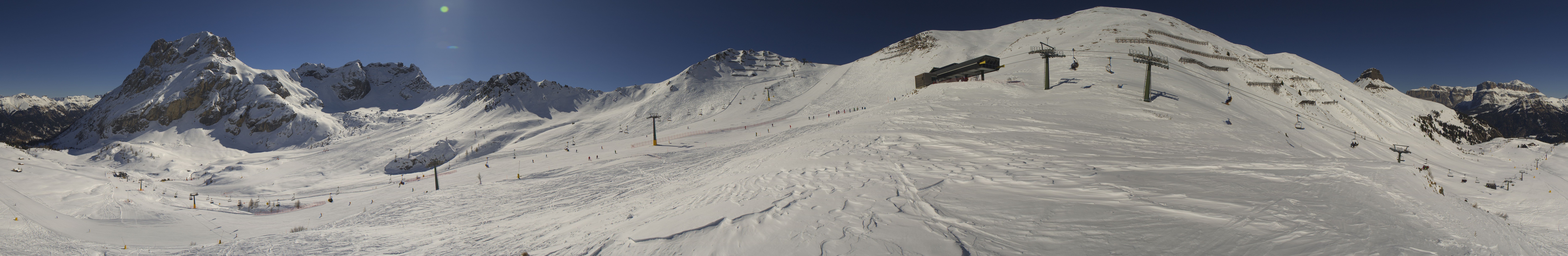 Archiv Foto Webcam Panorama Canazei - Ciampac, Fassatal