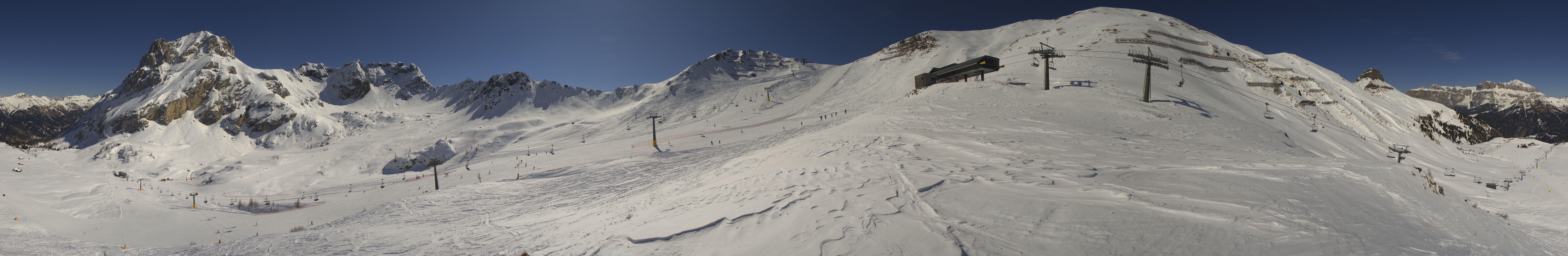 Archiv Foto Webcam Panorama Canazei - Ciampac, Fassatal