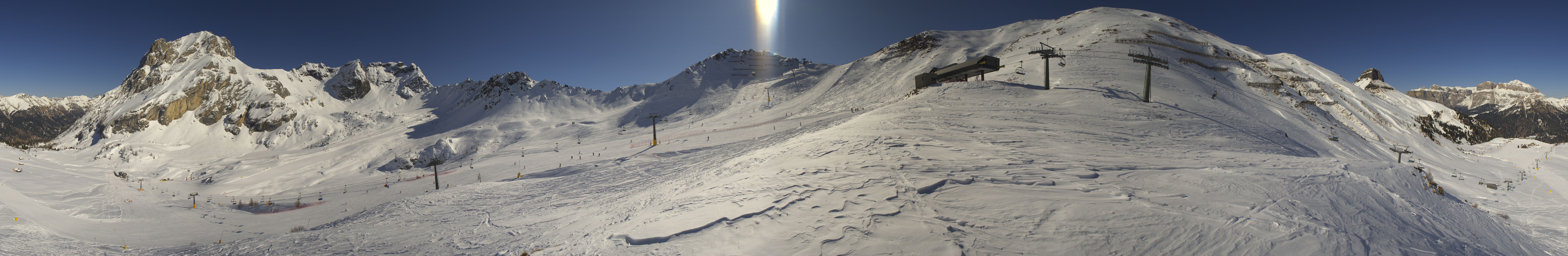 Archiv Foto Webcam Panorama Canazei - Ciampac, Fassatal