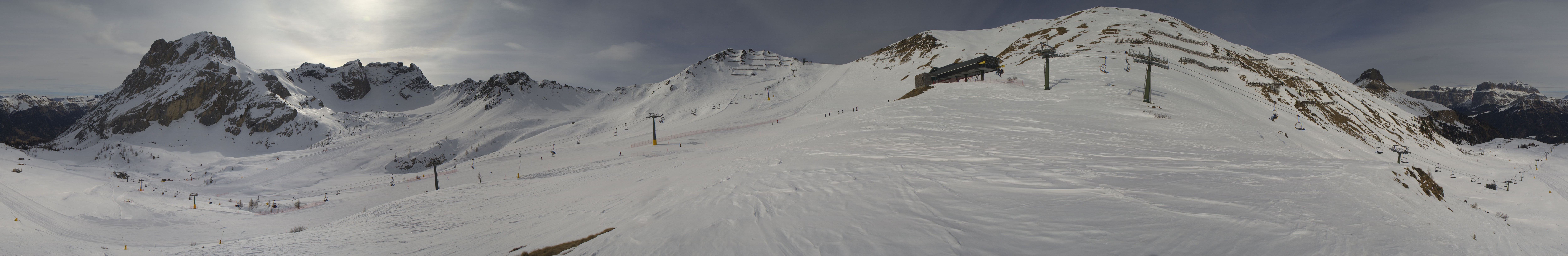 Archived image Webcam Panoramic view Fassa Valley
