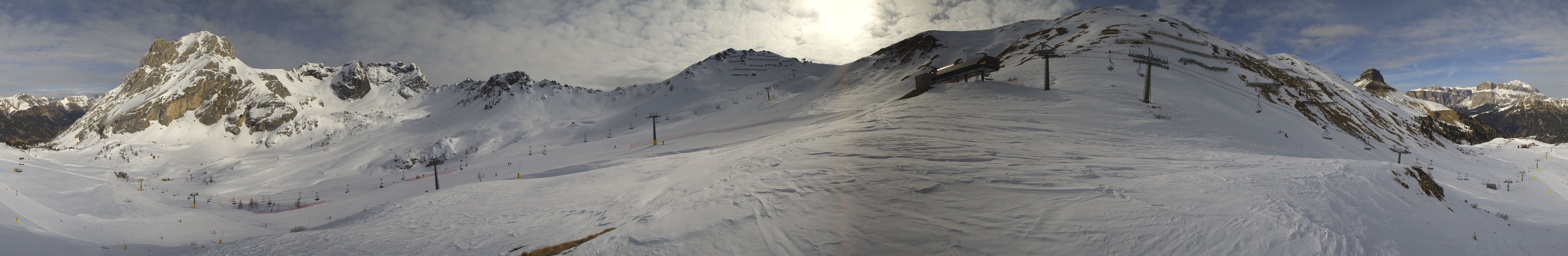 Archived image Webcam Panoramic view Fassa Valley