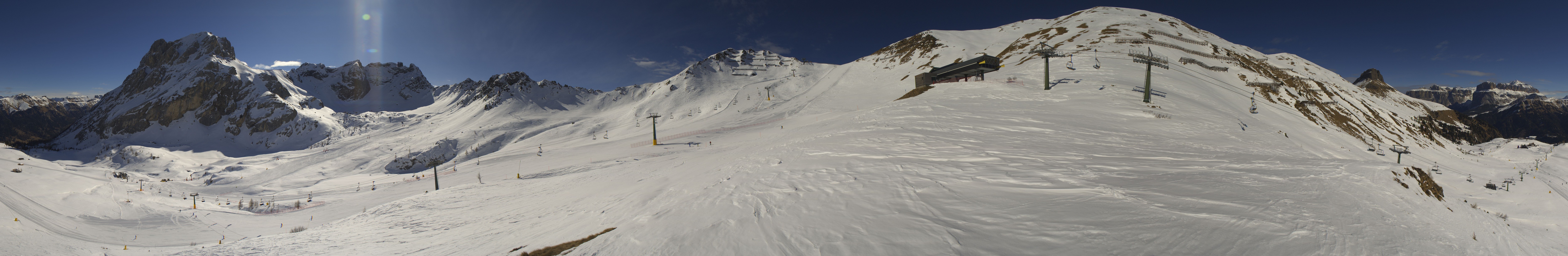 Archiv Foto Webcam Panorama Canazei - Ciampac, Fassatal