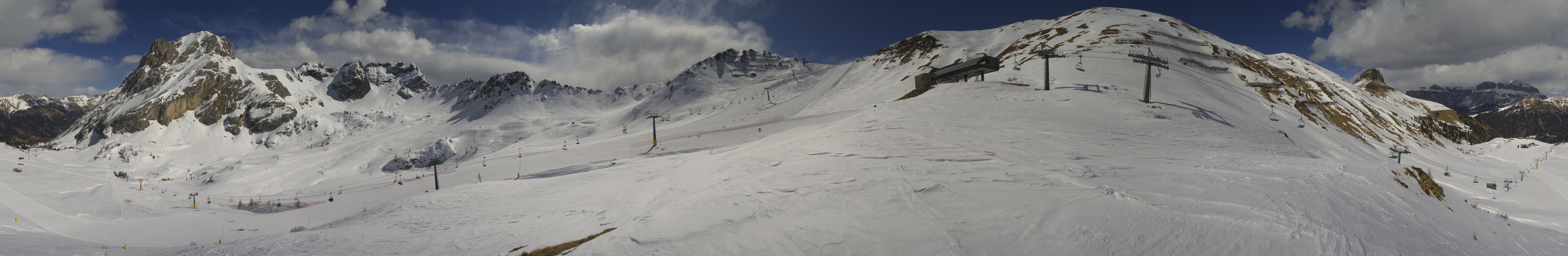 Archiv Foto Webcam Panorama Canazei - Ciampac, Fassatal