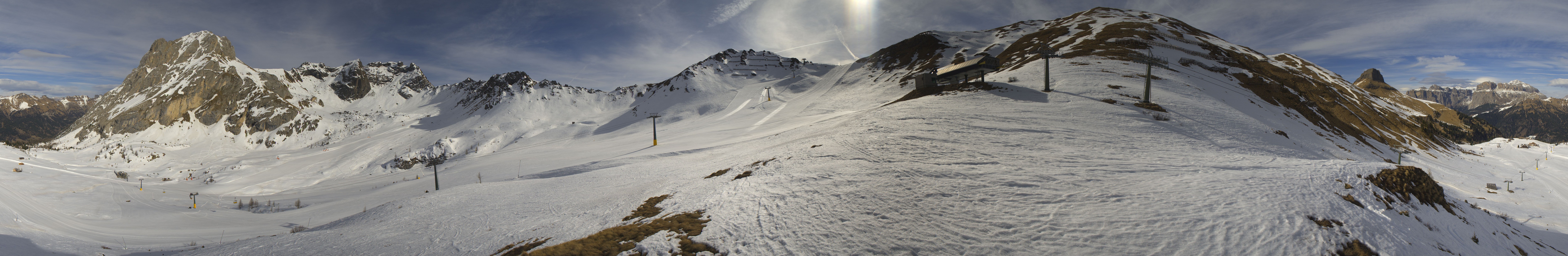 Archiv Foto Webcam Panorama Canazei - Ciampac, Fassatal