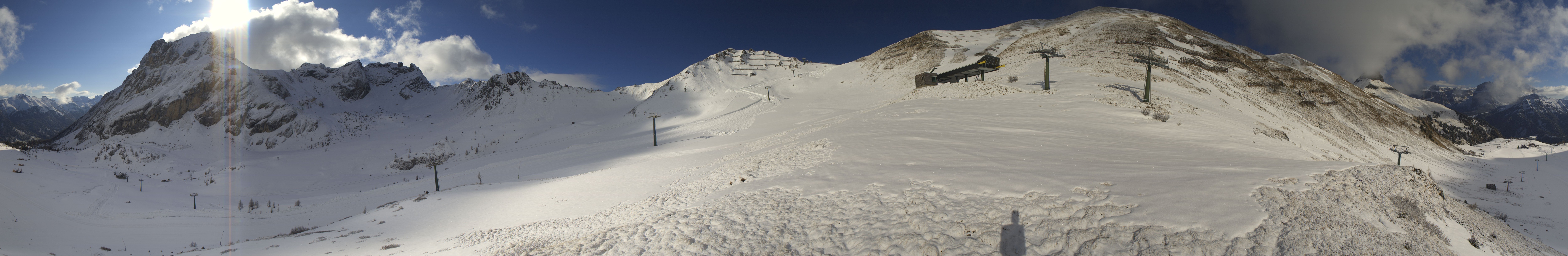 Archiv Foto Webcam Panorama Canazei - Ciampac, Fassatal