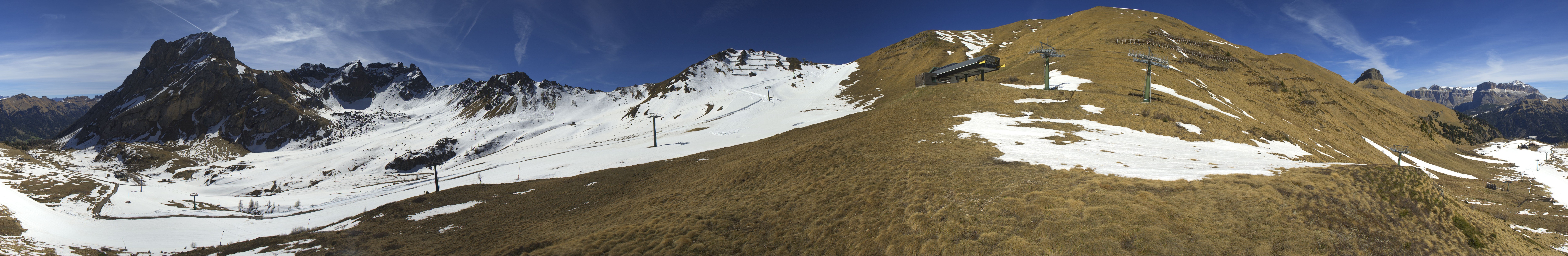Archiv Foto Webcam Panorama Canazei - Ciampac, Fassatal