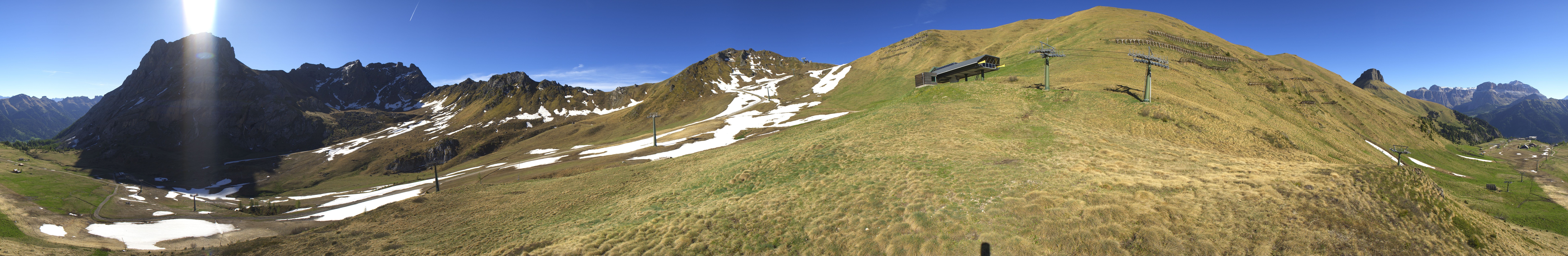 Archiv Foto Webcam Panorama Canazei - Ciampac, Fassatal