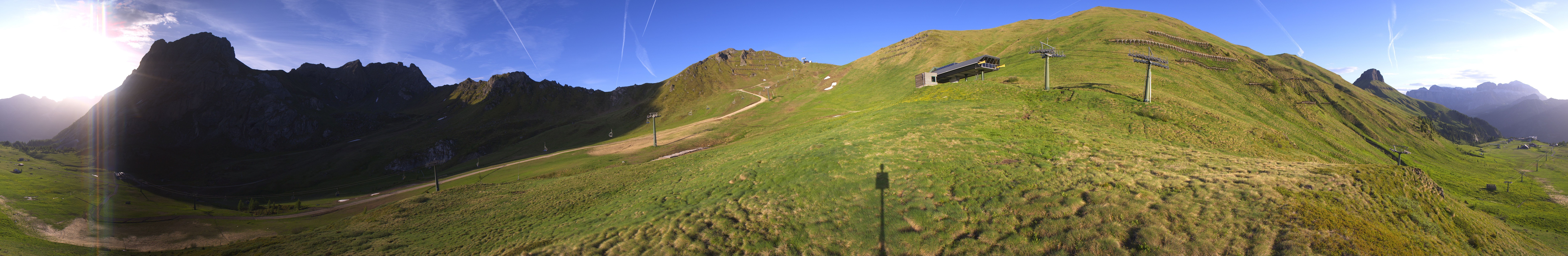 Archived image Webcam Panoramic view Fassa Valley